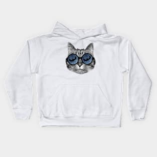 Halloween cat 2022 Kids Hoodie